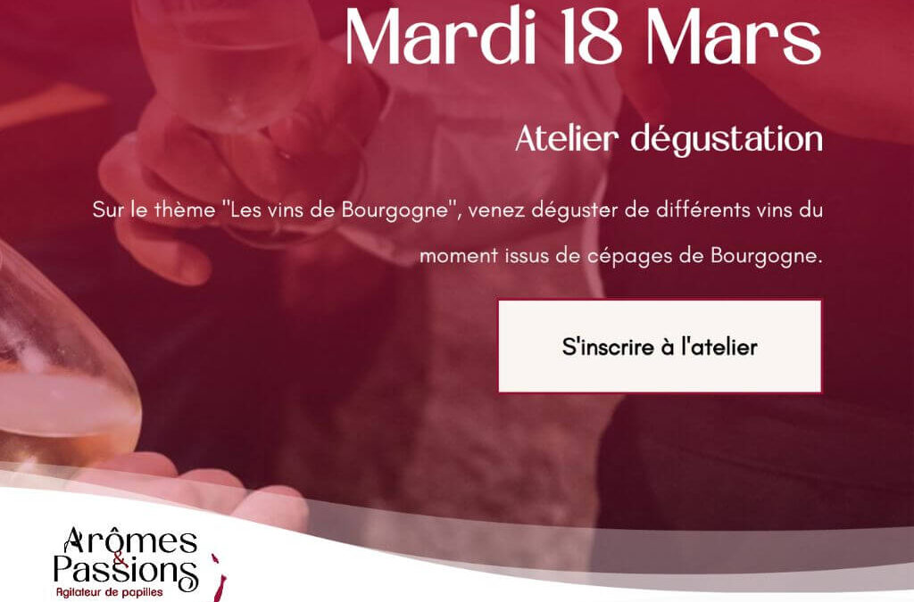 Mardi 18 Mars : Les vins de Bourgogne