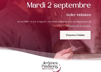 Mardi 2 septembre 2025 : 4 Vins, 4 régions