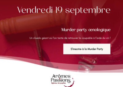 Vendredi 19 septembre 2025 : Murder Party