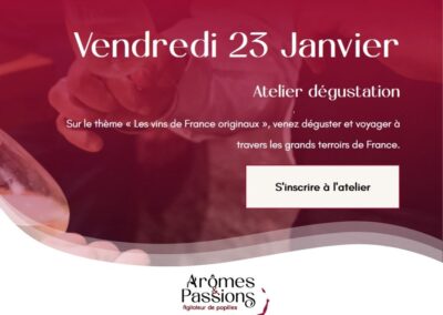 Vendredi 23 Janvier 2026 – Les vins de France originaux