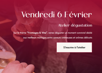 6 Février – Fromages & Vins